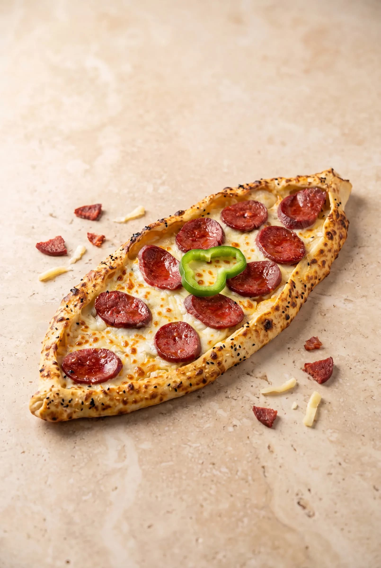 Sucuklu Pide